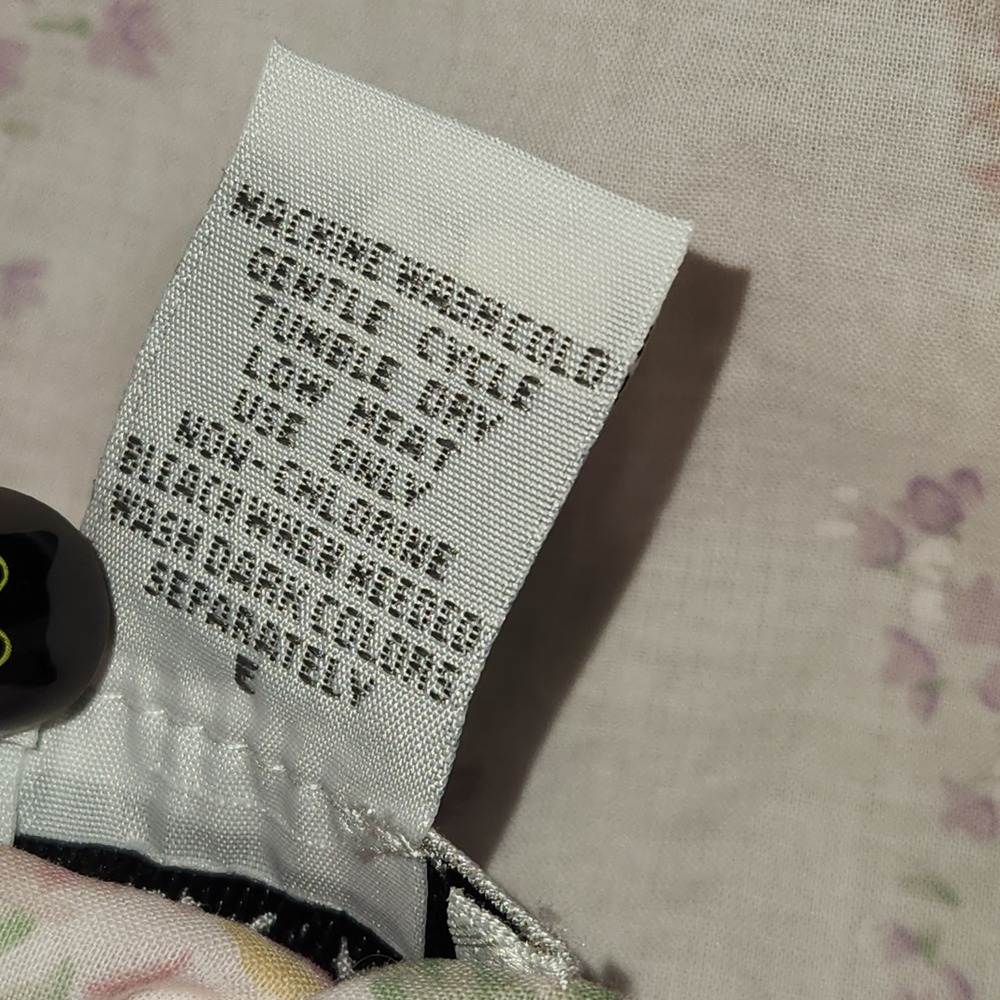 VINTAGE Miss Elaine Pink Nightgown Slip Dress Ribbon Bows Cottagecore Size L - Picture 6 of 8